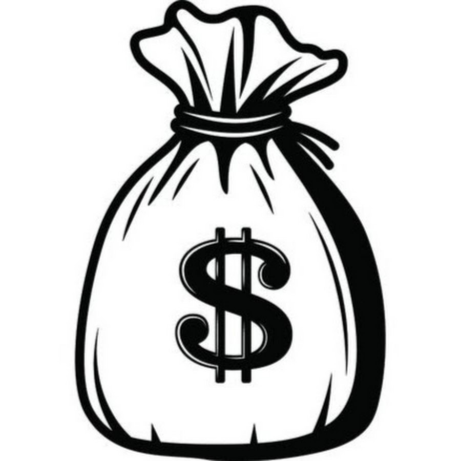 Деньги картинка чб