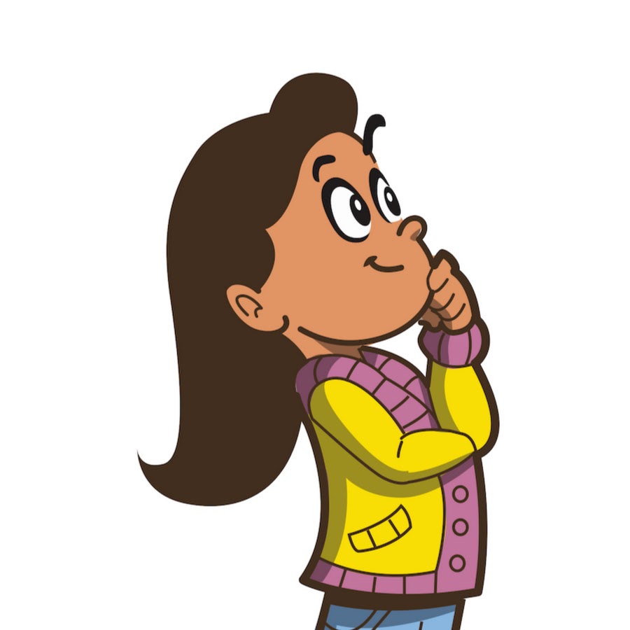 Картинка девочка думает на прозрачном фоне