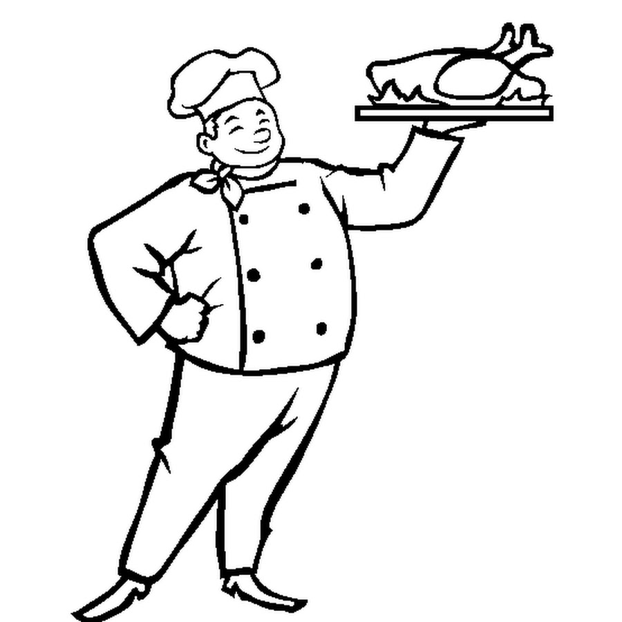 Рисунки поваров карандашом
