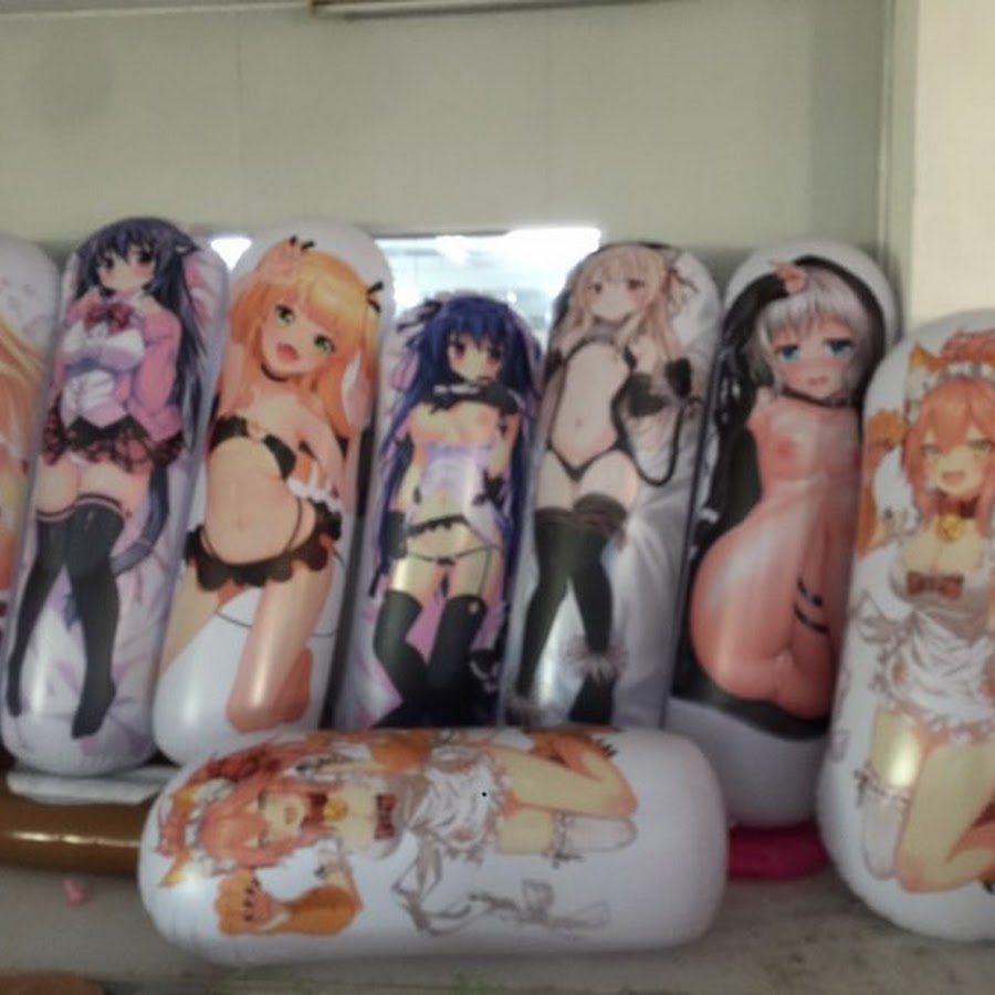 Inflatable anime pillow pop bag Factory - YouTube
