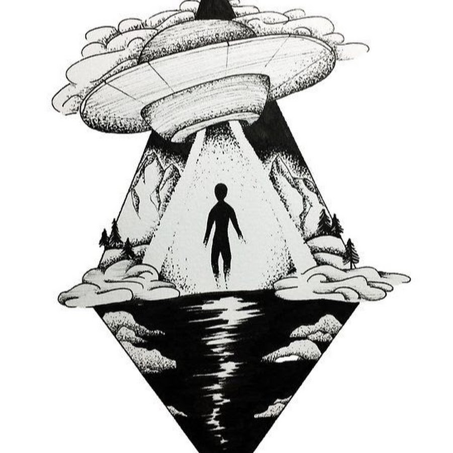 Нло эскизы тату