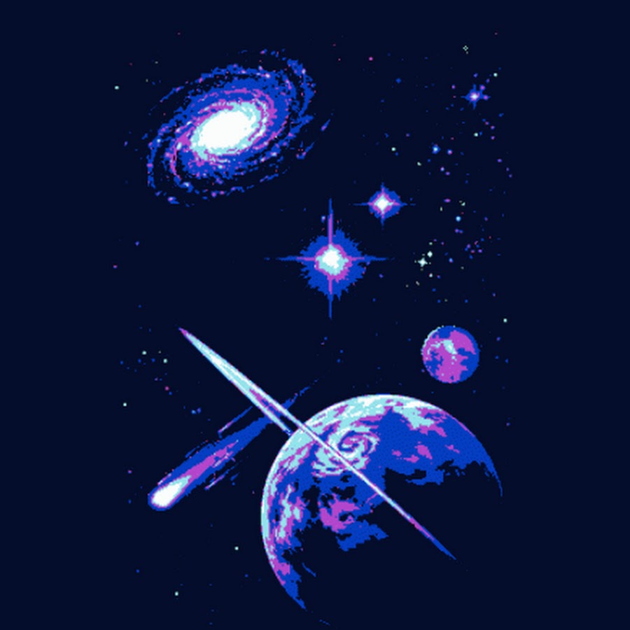Космос пиксель арт