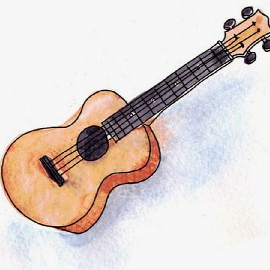 Картинка укулеле рисунок