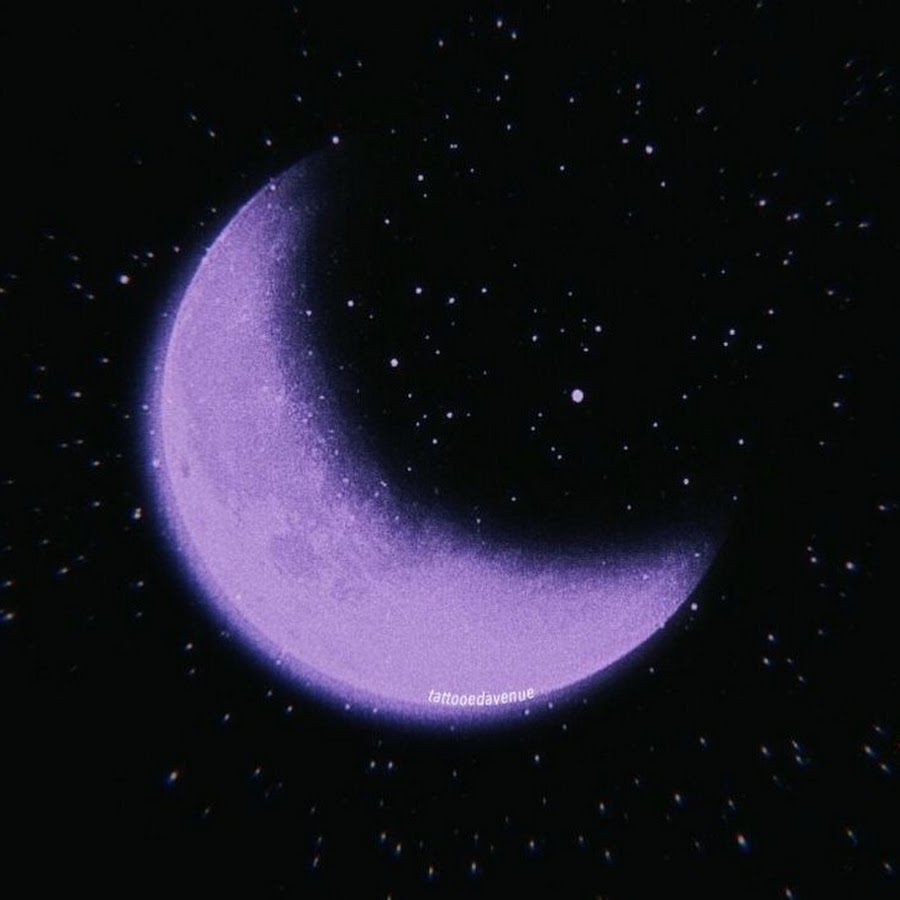 Фиолетовая Луна Эстетика