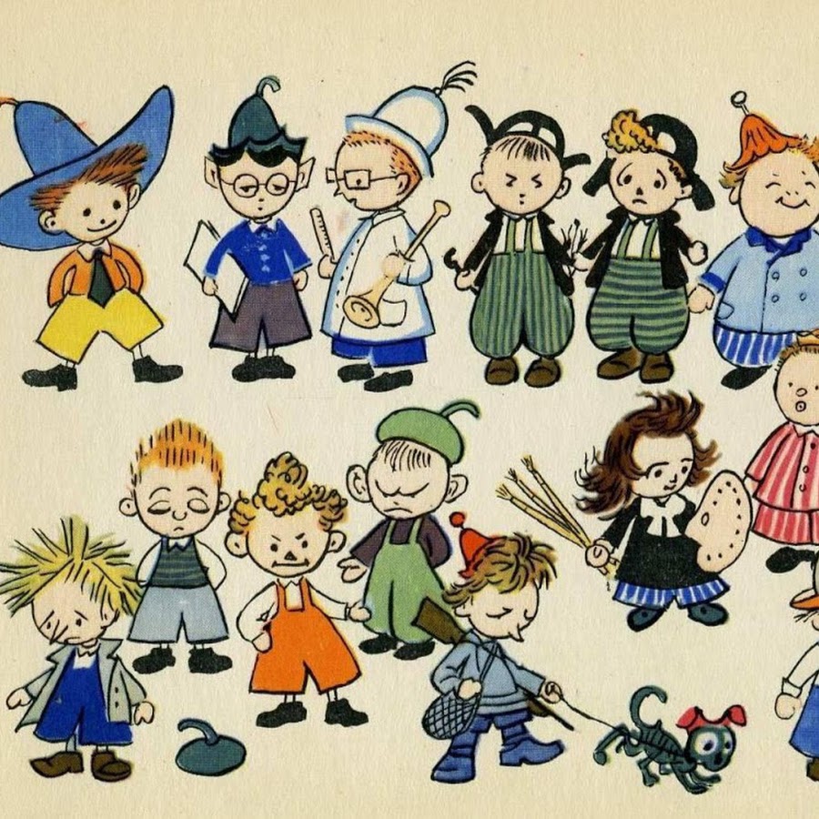 Герои незнайки имена с картинками