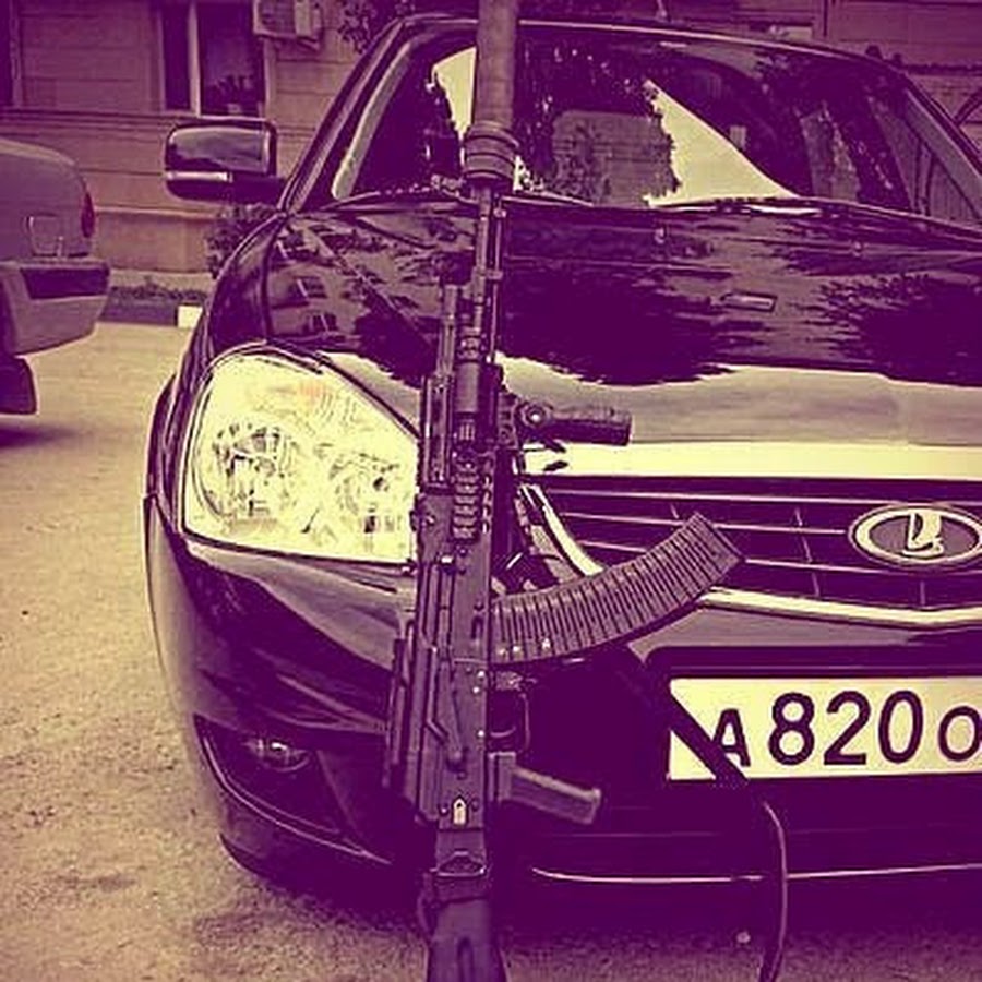 БМВ е60 бандита с АК 47