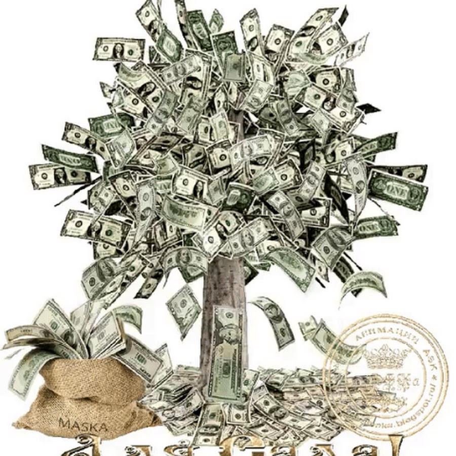 С днем рождения больше денег. Деньги богатство. Денежное дерево. Дерево с деньгами. Открытка денежное дерево с долларами.