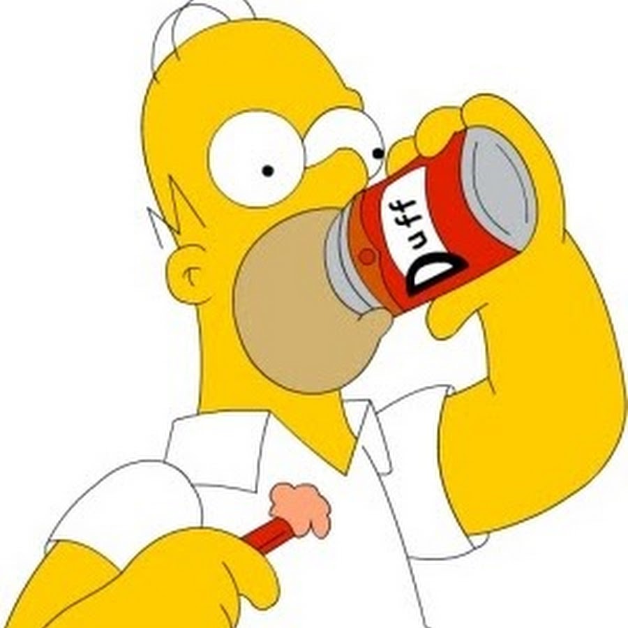 Гомер симпсон с пивом картинки