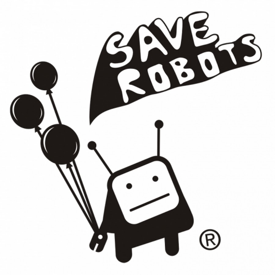 Save robots. Рокбокс наклейка.