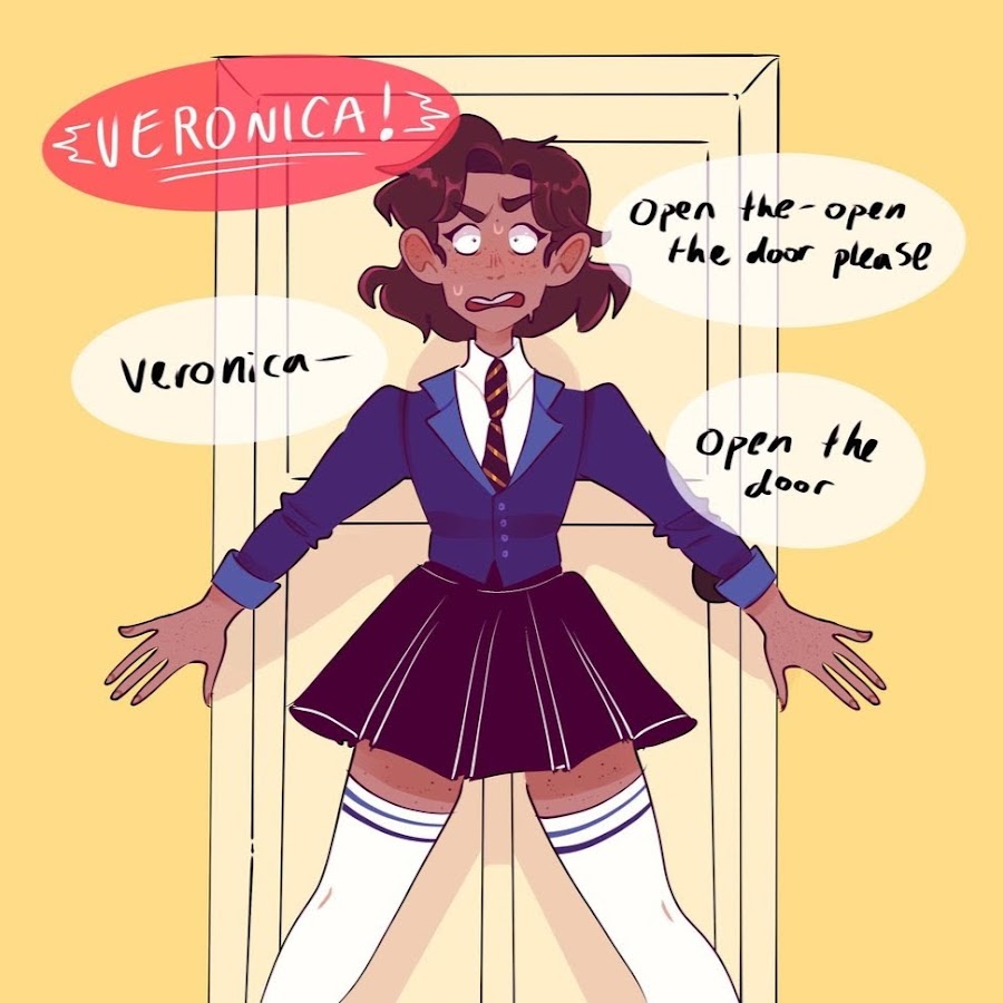 Veronica open the open the door please