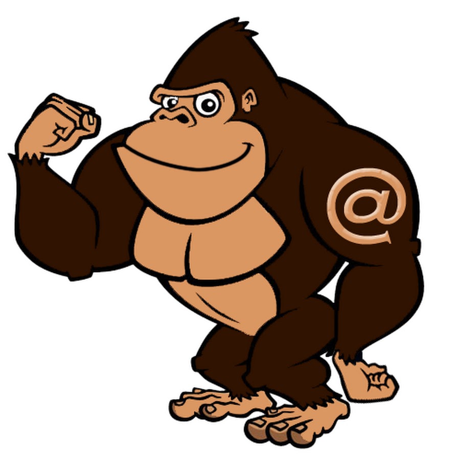 Горилла картинка для детей