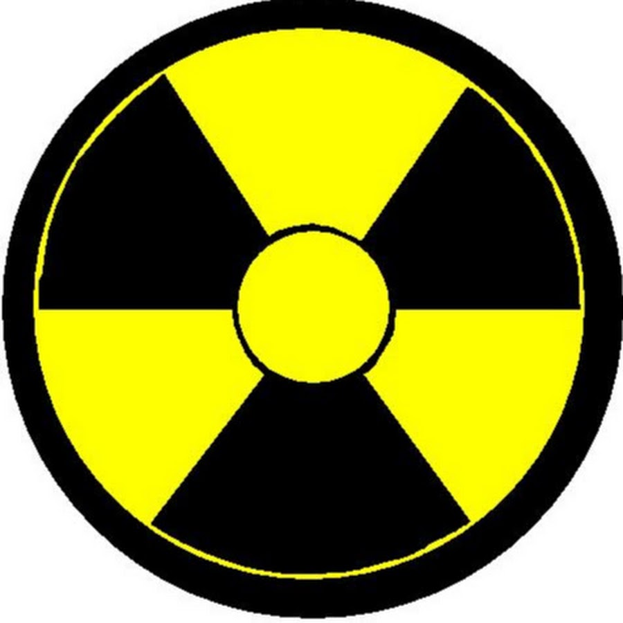 Как нарисовать знак радиации легко