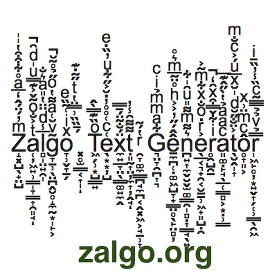 Zalgo Text For Mac