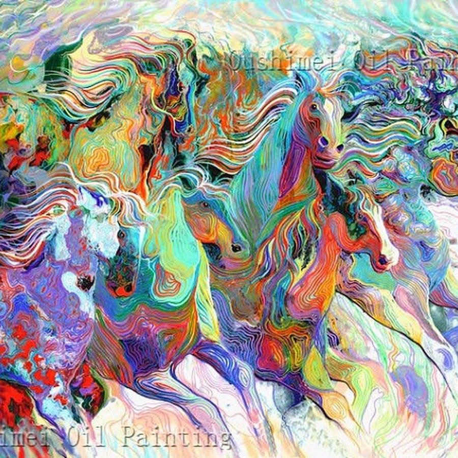 Что за картина. Лошадь Абстрактная живопись. Лошадь абстракционизм. Конь абстракция картина. Картины лошади абстрактные.