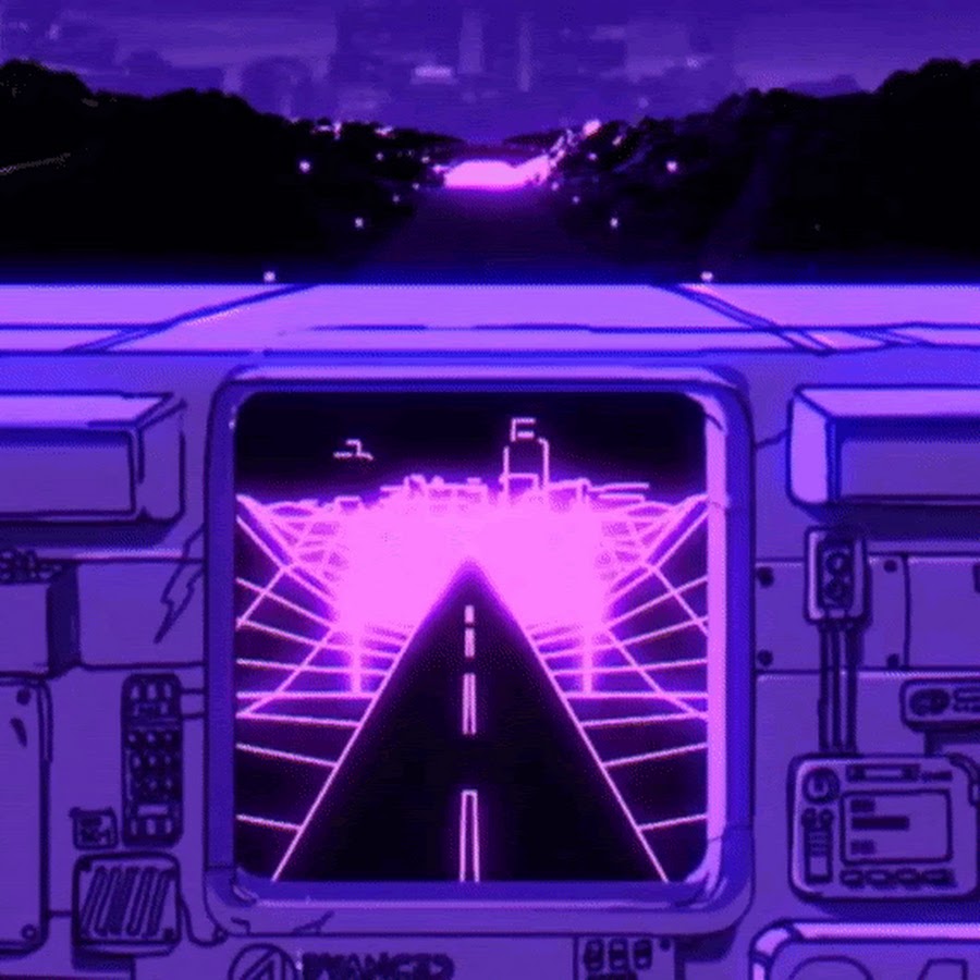 Synthwave гиф