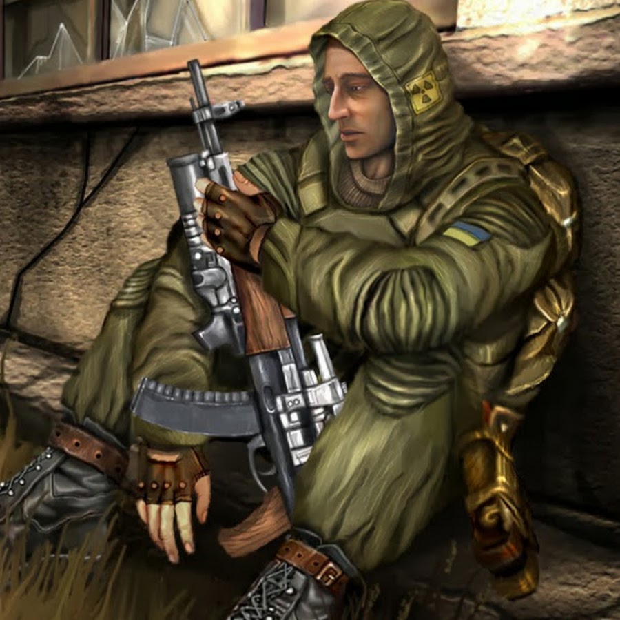 Рисунок стрелка из сталкера