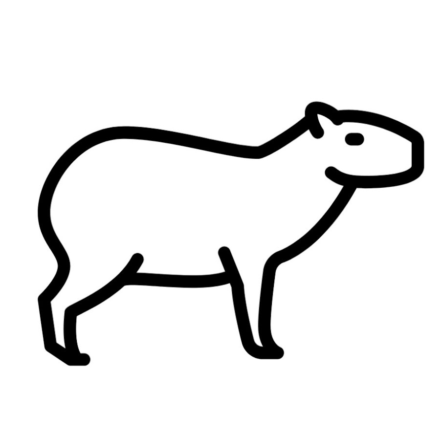 Капибара нарисовать легко