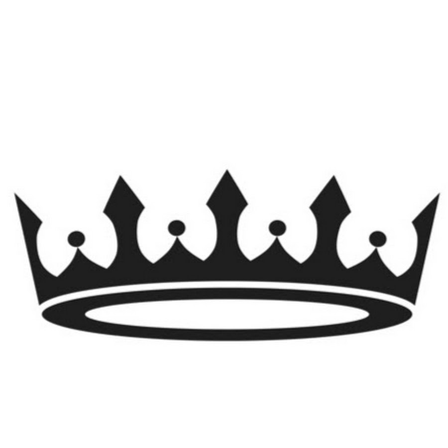 Рисунок корона чб