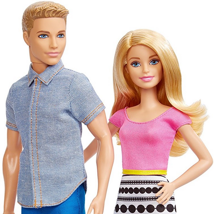 Barbie and Ken.