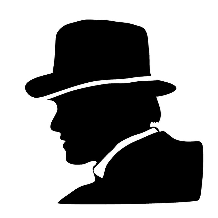 Мужчина в шляпе рисунок вектор