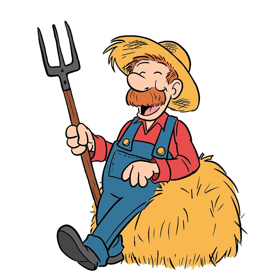 Фермер рисунок детский