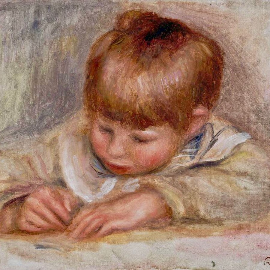 Ренуар ребенок с кнутиком описание картины