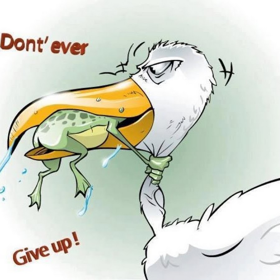 Рисунки никогда не сдавайся