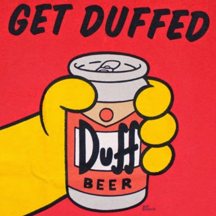 Got beer. Пиво Дафф симпсоны. Duff пиво из Симпсонов. Гомер симпсон пиво Duff. Пиво Duff этикетка.
