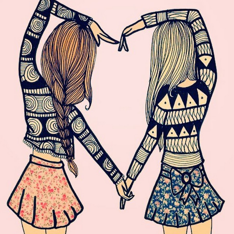 Рисунки для лучшей подруги легко. Рисунки для подруги легкие. Рисунки для срисовки лёгкие. Идеи для лп рисунки. Две подруги рисунок для срисовки.