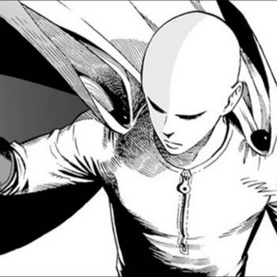 Ванпанчмен рисунки карандашом