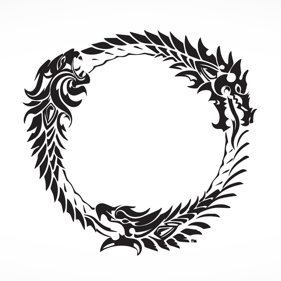 Тату уробороса эскиз