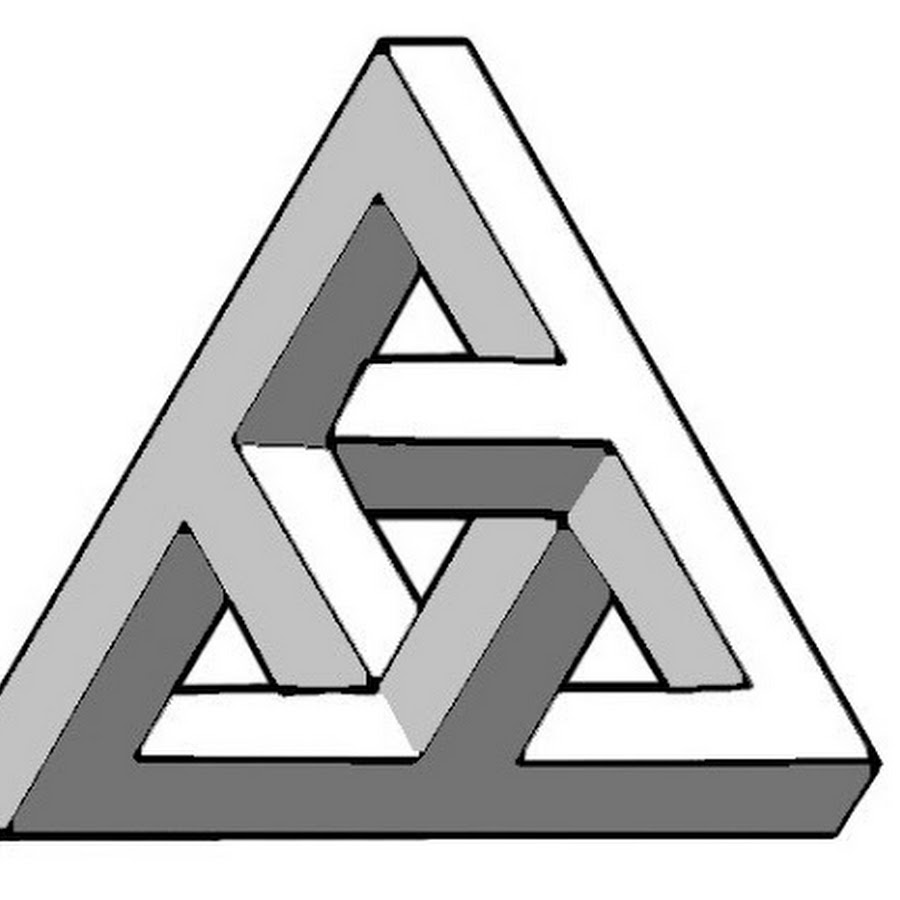 Невозможный наследник 3. Лента Мебиуса треугольник. Интересные фигуры. Невозможные фигуры. Нереальные геометрические фигуры.