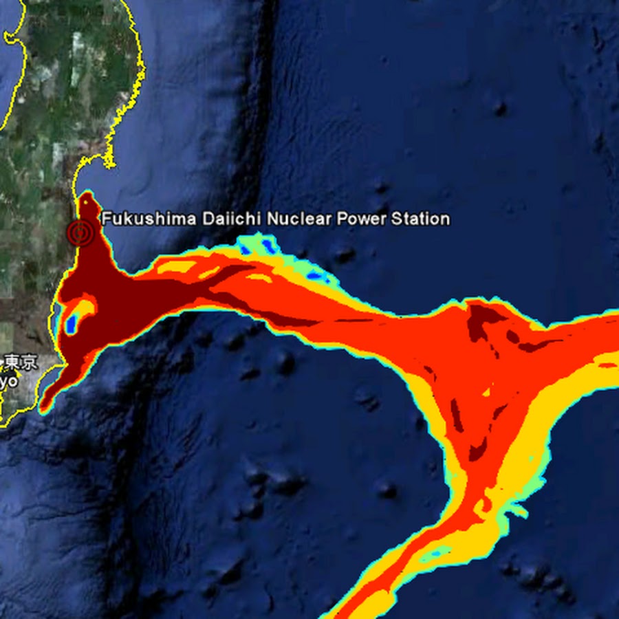 Фукусима зона отчуждения карта