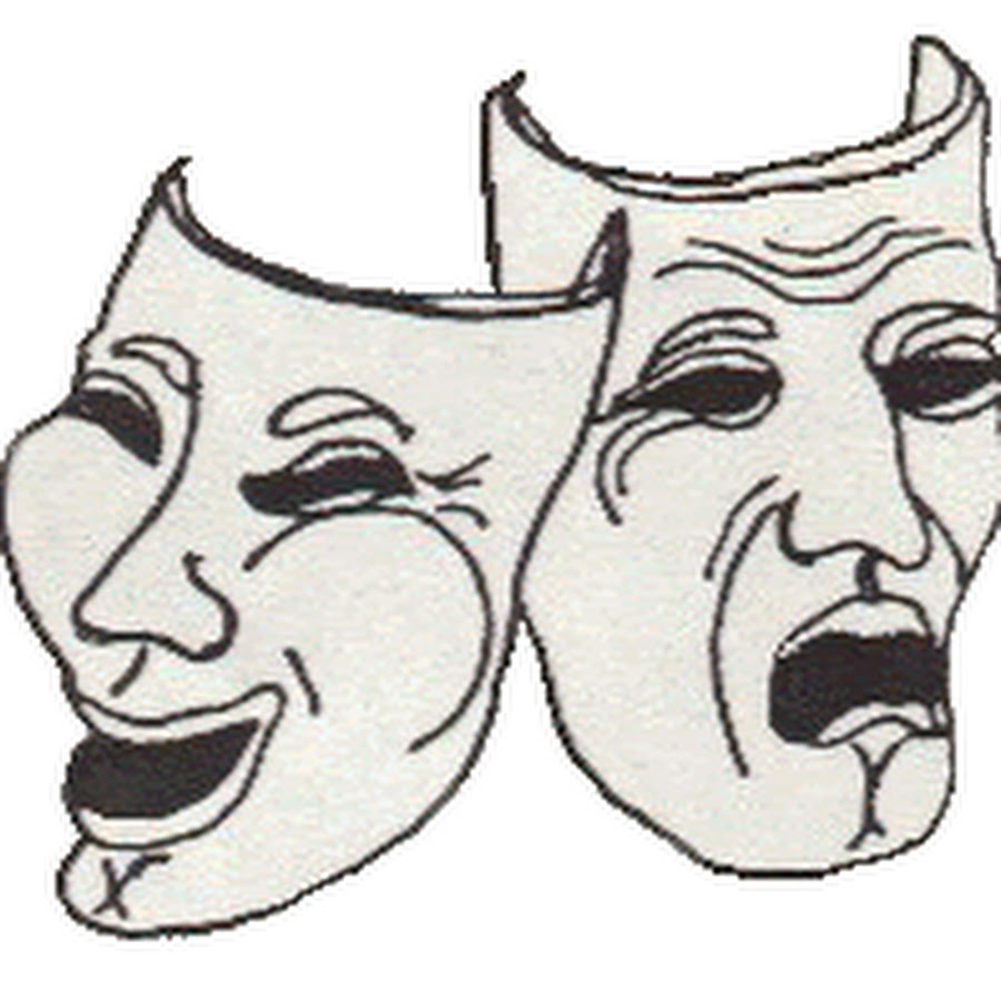 Древнегреческие театральные маски рисунки