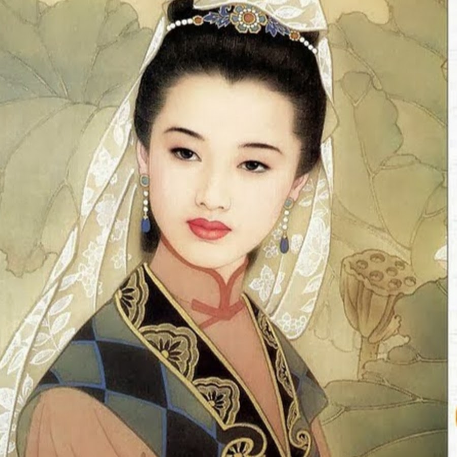 Портрет красавицы. Чжан Мэйфан. Чжао Гоцзин. Художники Wang Meifang, Zhao Guojing. Художник Чжао Гоцзин и его ученица Ван Мэйфан.