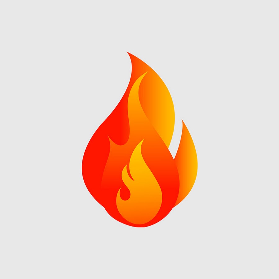 Картинка смайла огонь