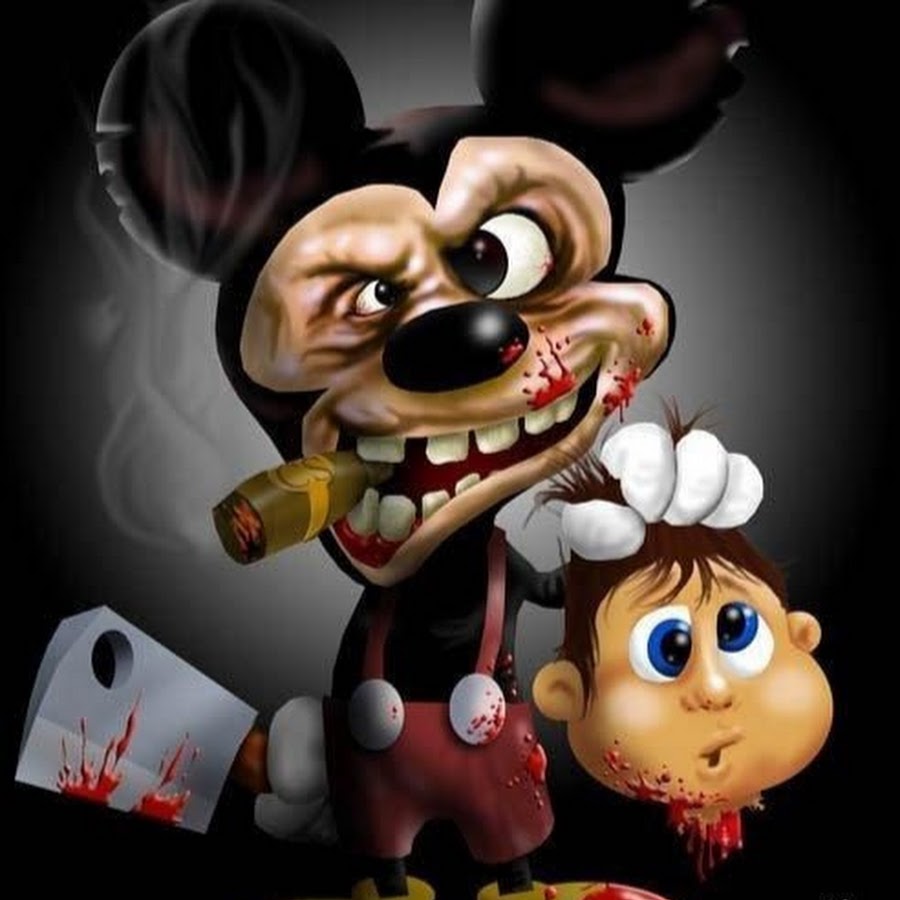 Страшный микки маус картинки