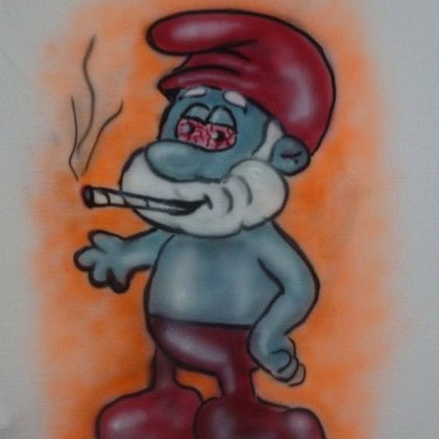 Stoned Papa Smurf.