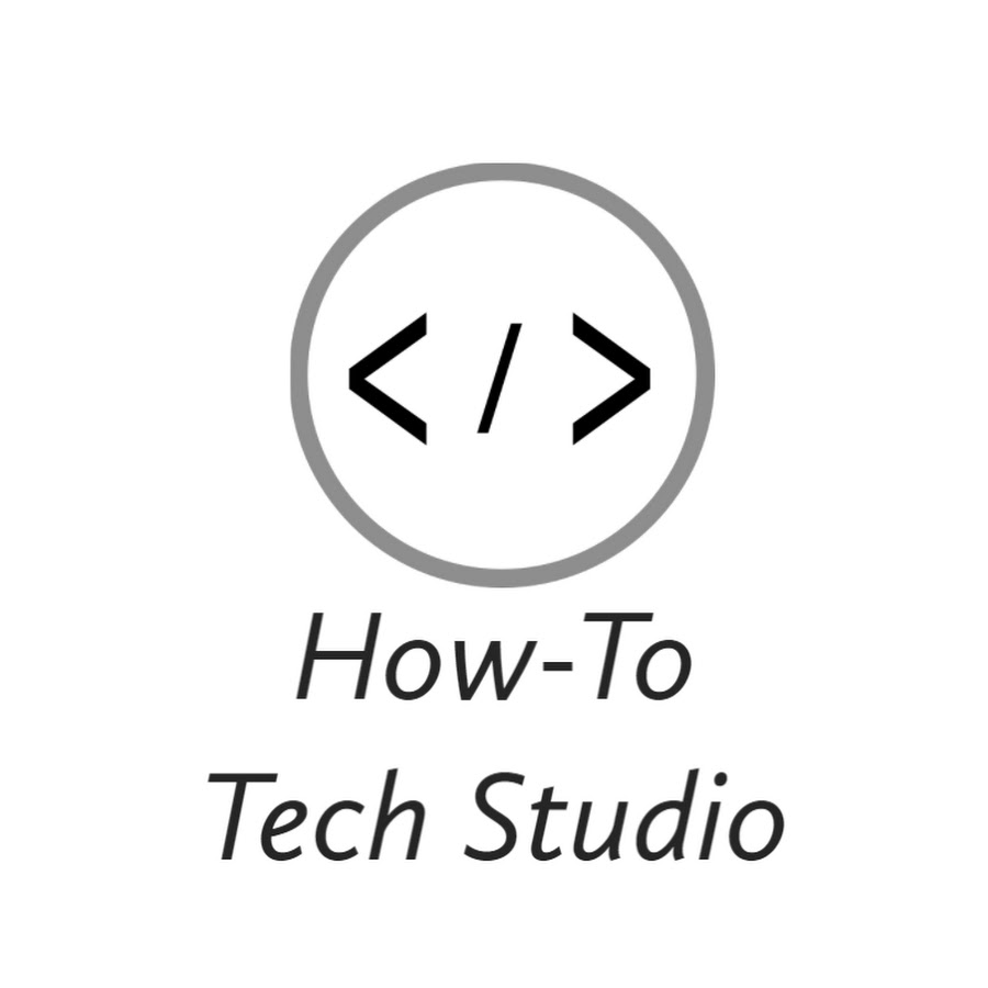 How To Tech Studio Youtube