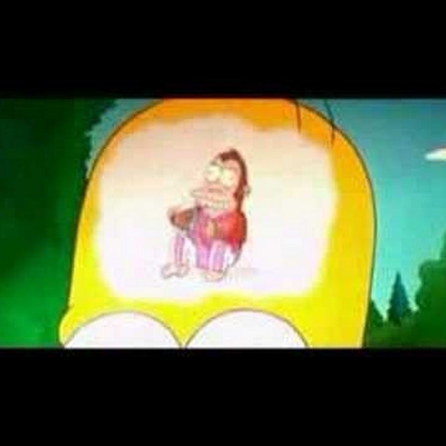 Гомер с обезьяной в голове картинки