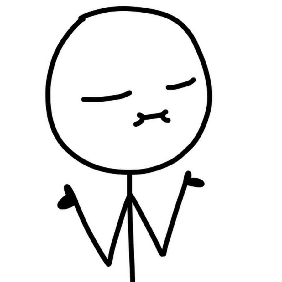 Человечек рисунок мем