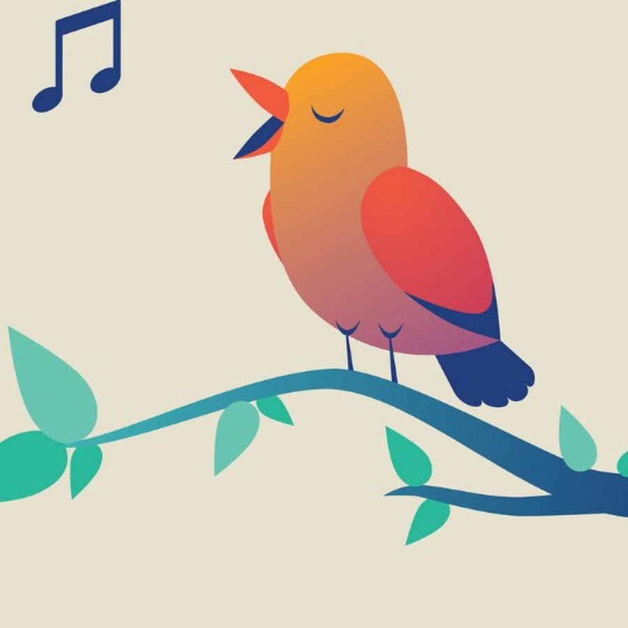 Пение птиц для детей в детском слушать. Птички поют. Нотки птички. Изображение поющих птиц. Поющая птица рисунок.