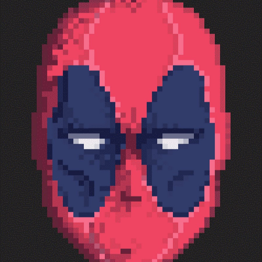 Пиксельный человек в маске
