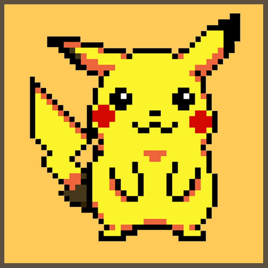 Видео как рисовать пикачу по клеточкам