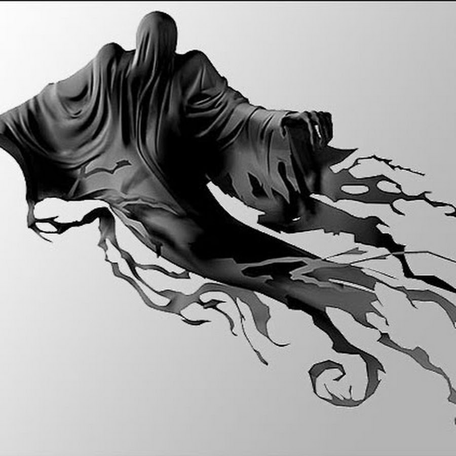 Дементор из гарри поттера рисунок