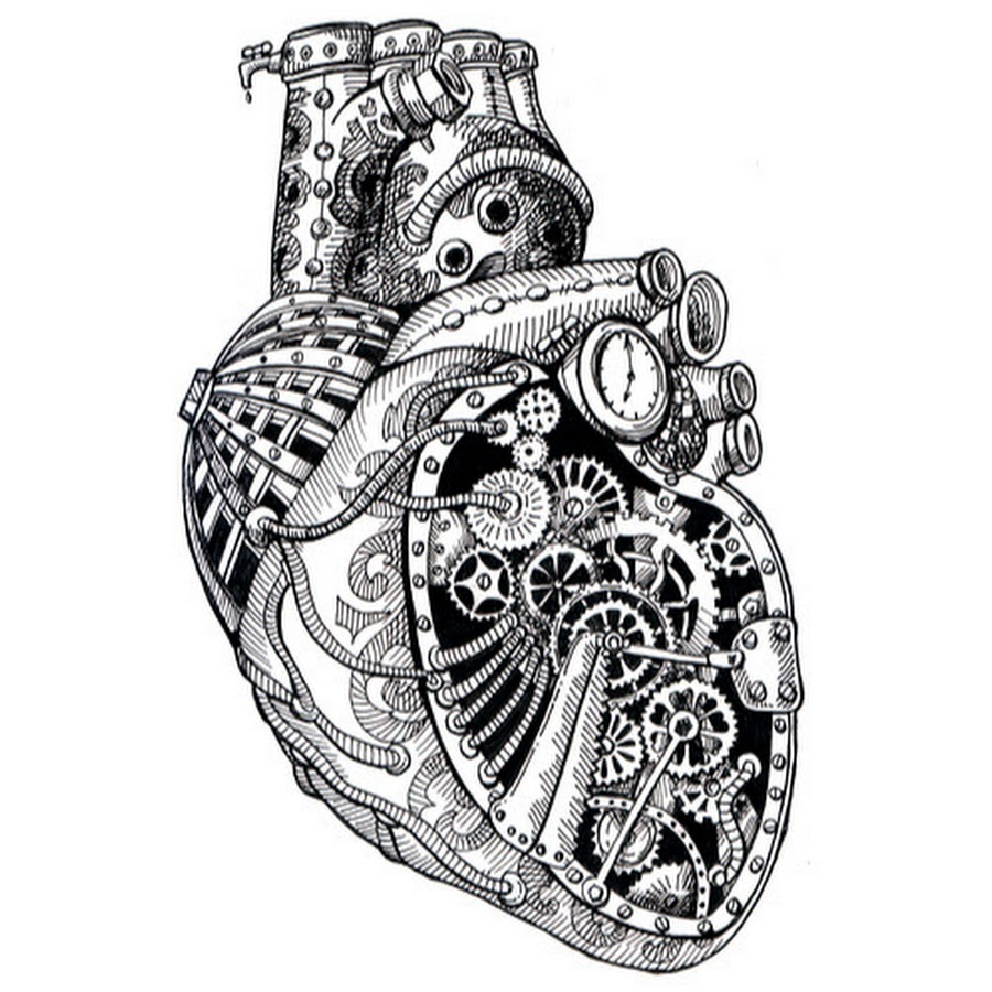 Стимпанк рисунки графика