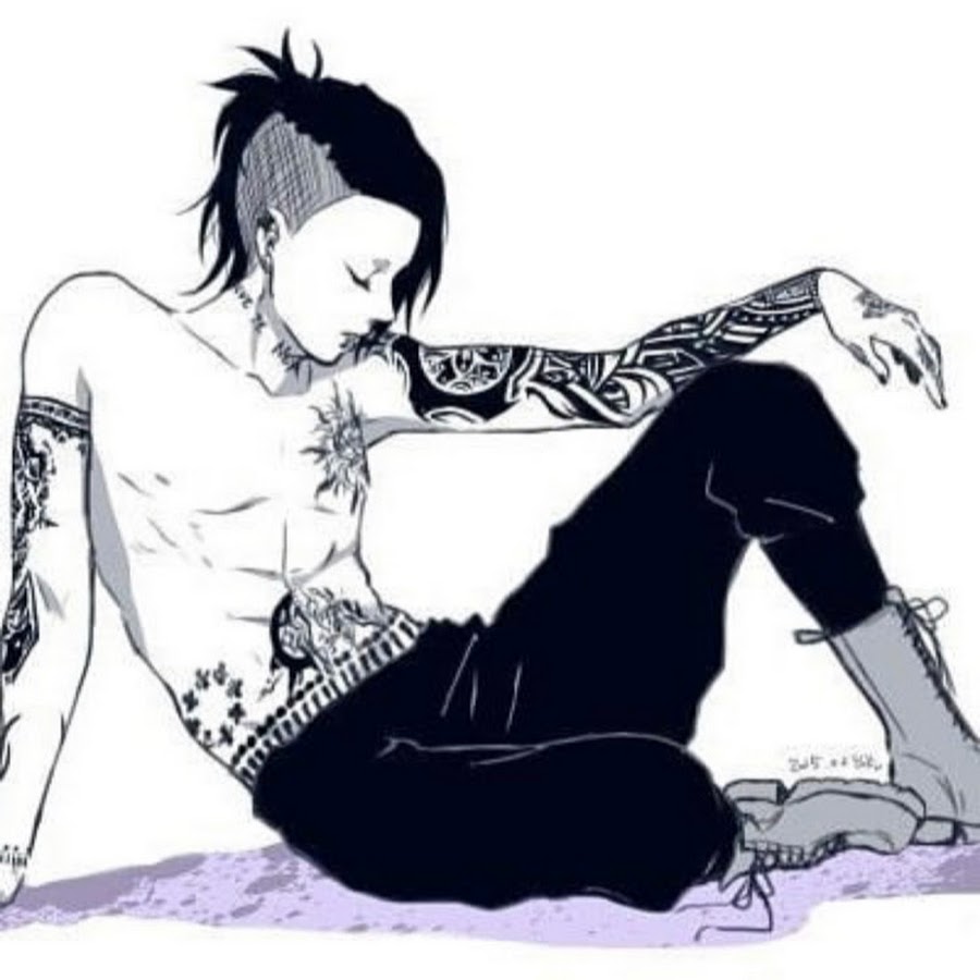 Тату уты из токийского гуля на шее эскиз