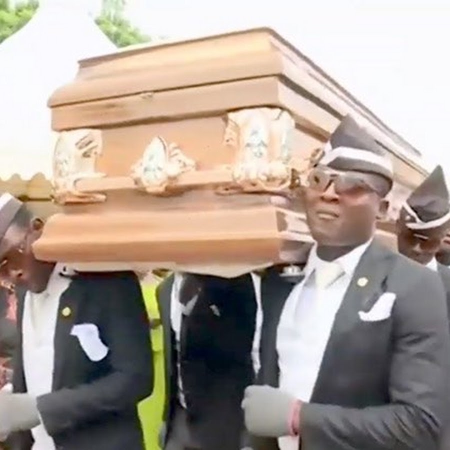 Ghanian funeral dancers teach the phrase 'take centre stage' - YouTube