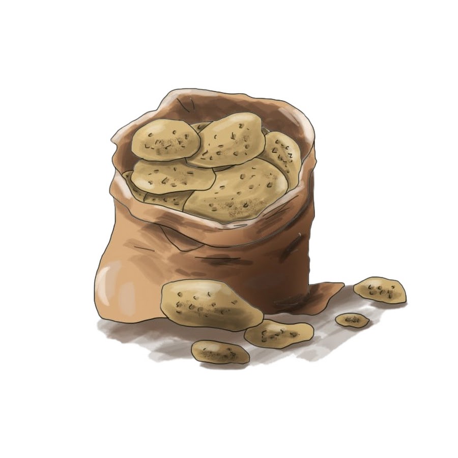 Вектор мешок картофель