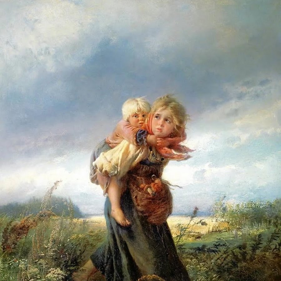 Константин маковский дети бегущие от грозы картина